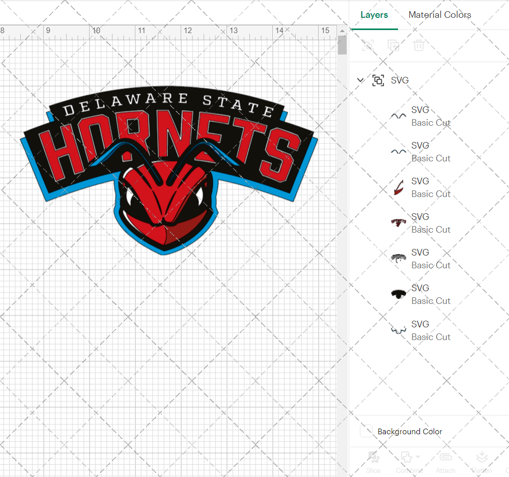 Delaware State Hornets Alternate 2023 002, Svg, Dxf, Eps, Png - SvgShopArt