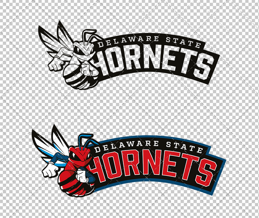 Delaware State Hornets Alternate 2023, Svg, Dxf, Eps, Png - SvgShopArt