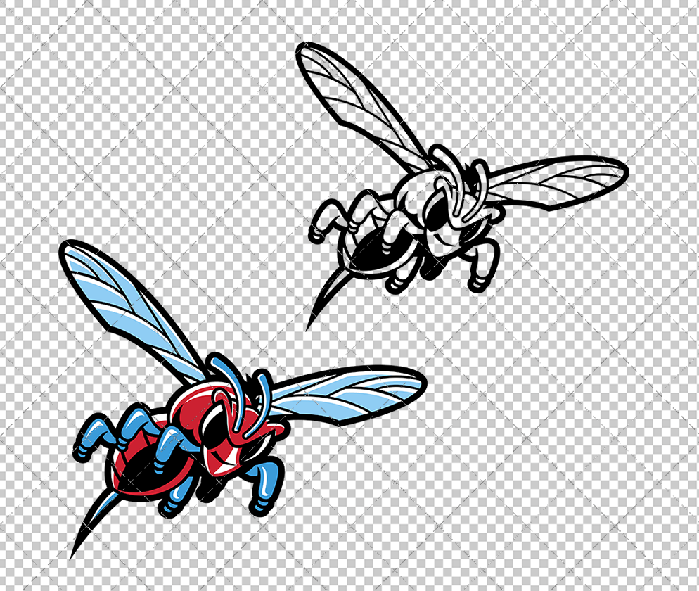Delaware State Hornets Misc 2001, Svg, Dxf, Eps, Png - SvgShopArt