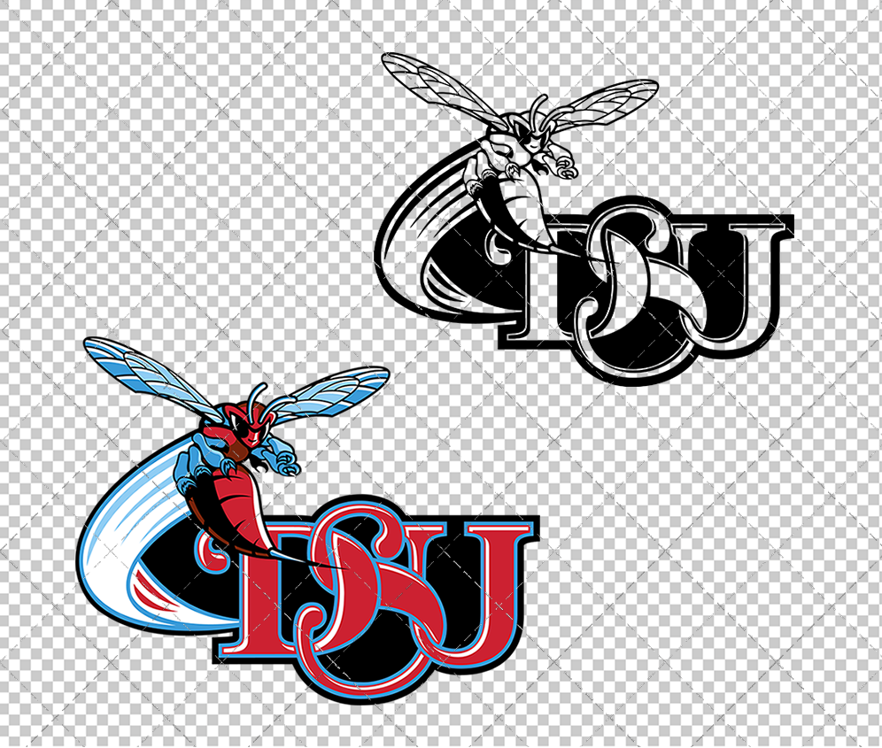 Delaware State Hornets Secondary 2001, Svg, Dxf, Eps, Png - SvgShopArt