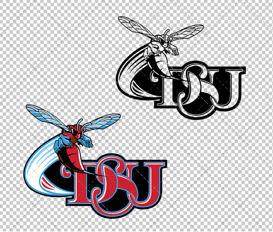 Delaware State Hornets Secondary 2001, Svg, Dxf, Eps, Png - SvgShopArt