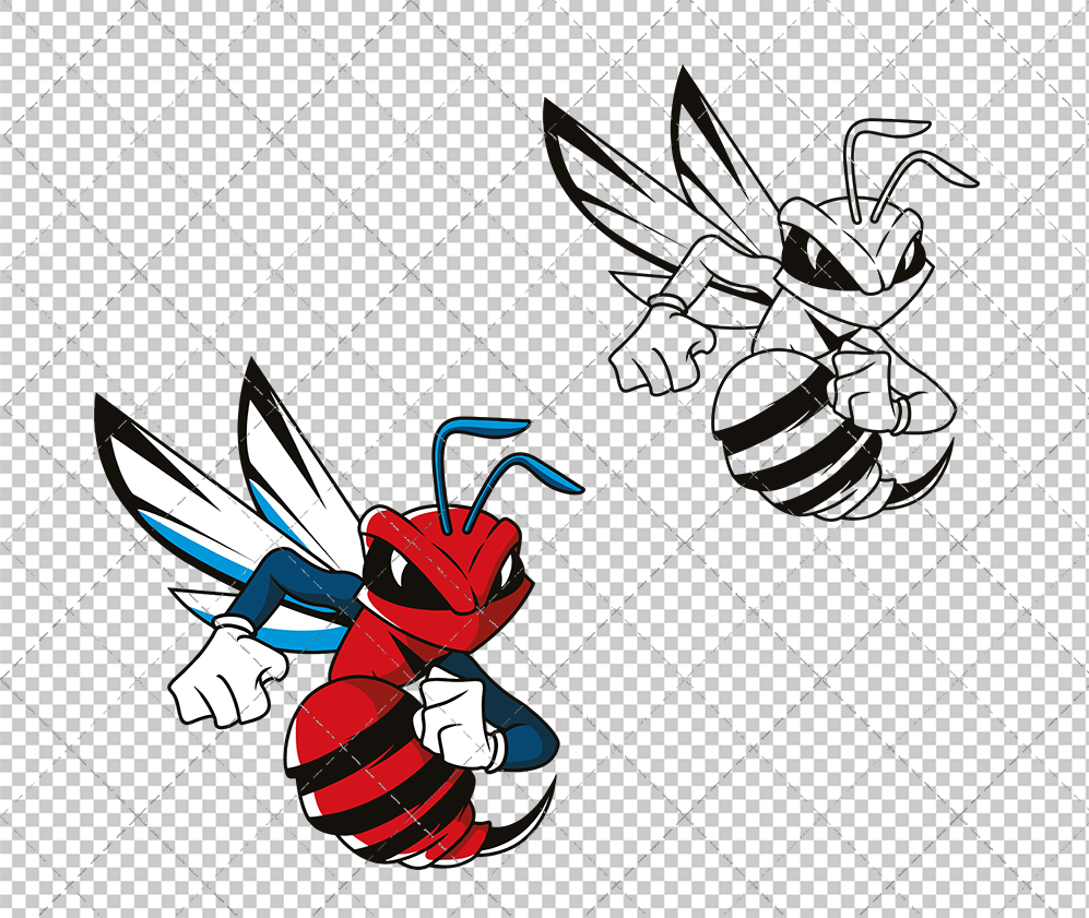 Delaware State Hornets Secondary 2023, Svg, Dxf, Eps, Png - SvgShopArt