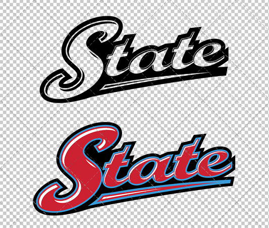 Delaware State Hornets Wordmark 2001 004, Svg, Dxf, Eps, Png - SvgShopArt