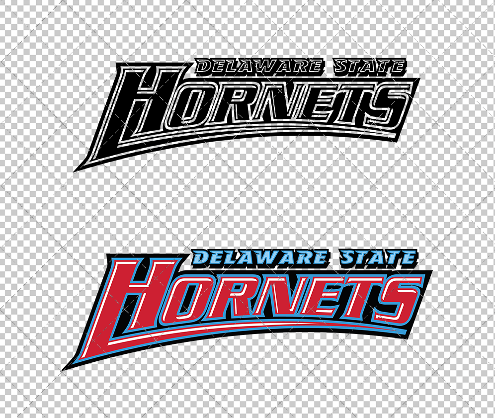 Delaware State Hornets Wordmark 2001, Svg, Dxf, Eps, Png - SvgShopArt