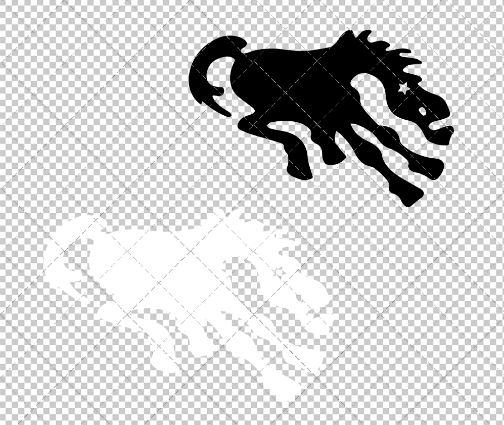 Denver Broncos Alternate 1962 002, Svg, Dxf, Eps, Png - SvgShopArt