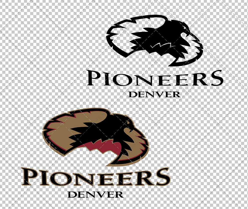 Denver Pioneers 1999, Svg, Dxf, Eps, Png - SvgShopArt