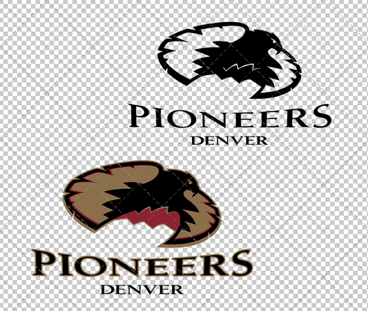 Denver Pioneers 1999, Svg, Dxf, Eps, Png - SvgShopArt