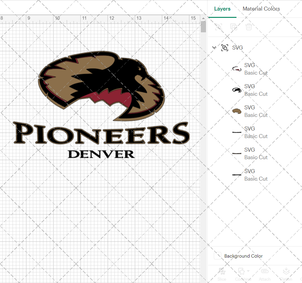 Denver Pioneers 1999, Svg, Dxf, Eps, Png - SvgShopArt