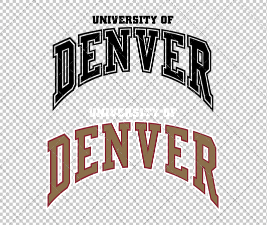 Denver Pioneers 2007 003, Svg, Dxf, Eps, Png - SvgShopArt