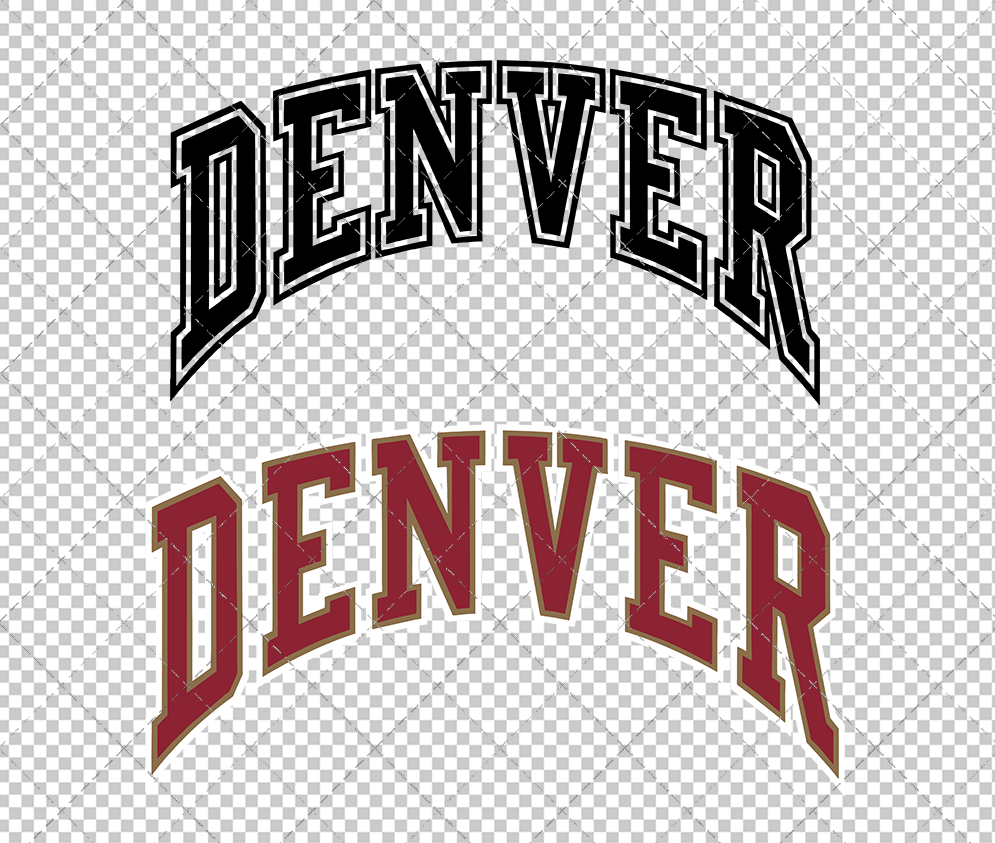 Denver Pioneers 2018 002, Svg, Dxf, Eps, Png - SvgShopArt