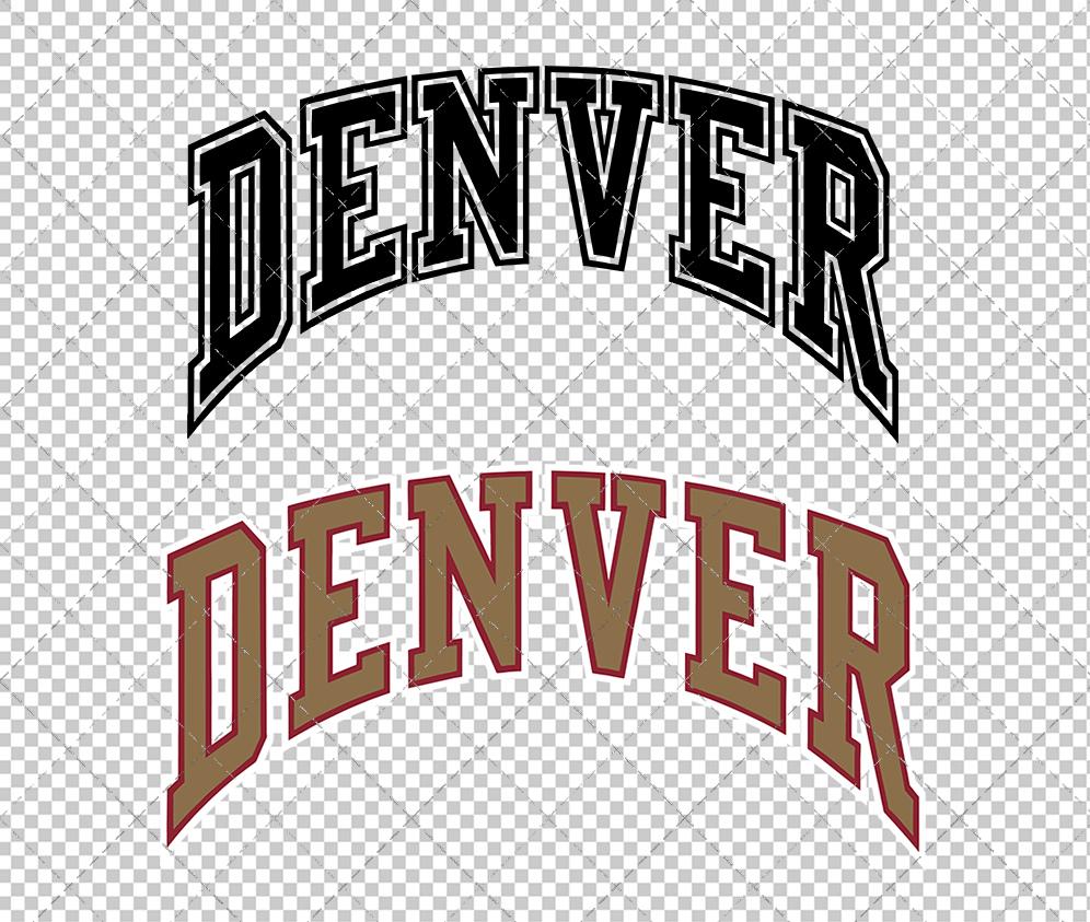 Denver Pioneers 2018 003, Svg, Dxf, Eps, Png - SvgShopArt