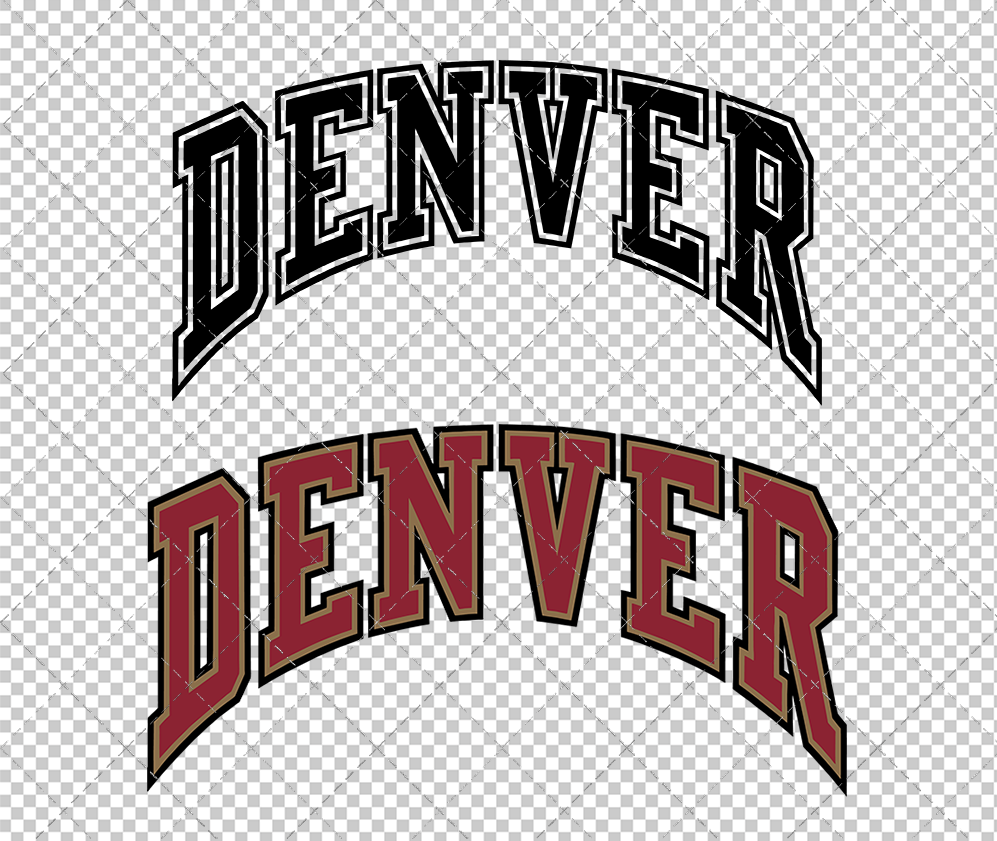 Denver Pioneers 2018, Svg, Dxf, Eps, Png - SvgShopArt