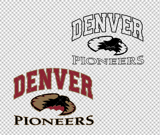 Denver Pioneers Alternate 1999, Svg, Dxf, Eps, Png - SvgShopArt
