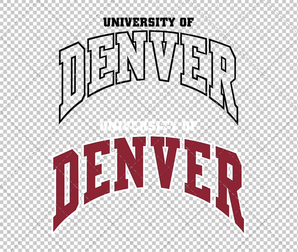 Denver Pioneers Alternate 2007 002, Svg, Dxf, Eps, Png - SvgShopArt