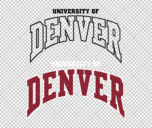 Denver Pioneers Alternate 2007 002, Svg, Dxf, Eps, Png - SvgShopArt