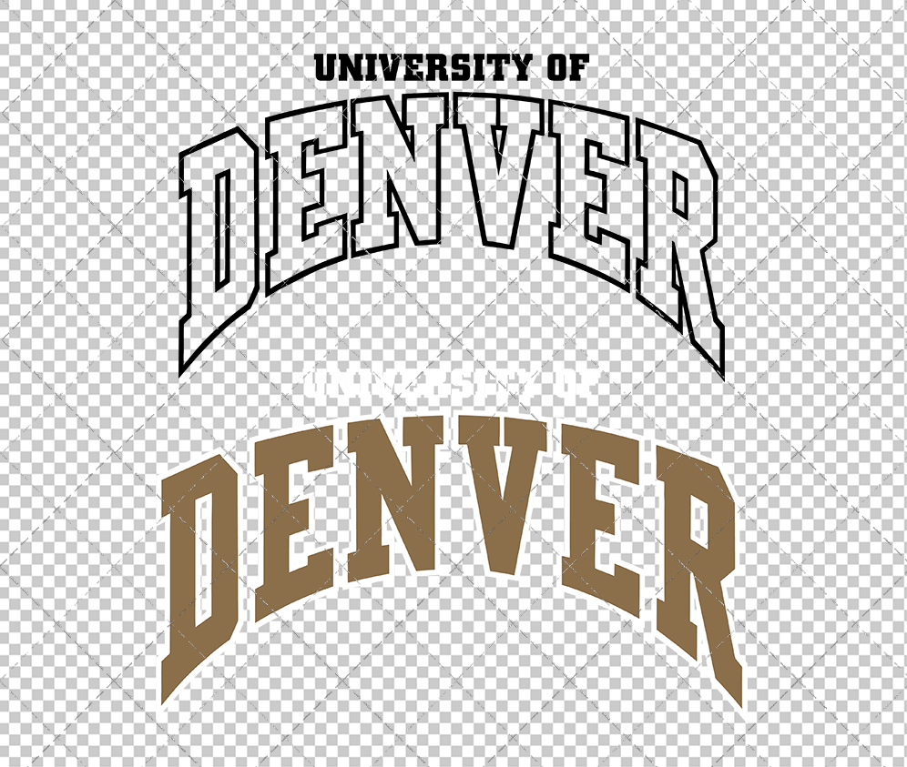 Denver Pioneers Alternate 2007 003, Svg, Dxf, Eps, Png - SvgShopArt