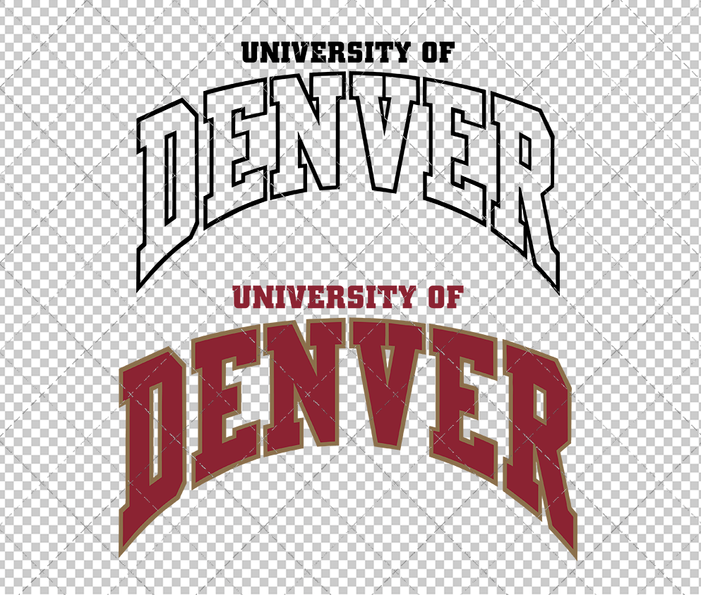 Denver Pioneers Alternate 2007, Svg, Dxf, Eps, Png - SvgShopArt