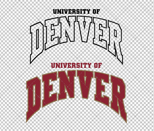 Denver Pioneers Alternate 2007, Svg, Dxf, Eps, Png - SvgShopArt