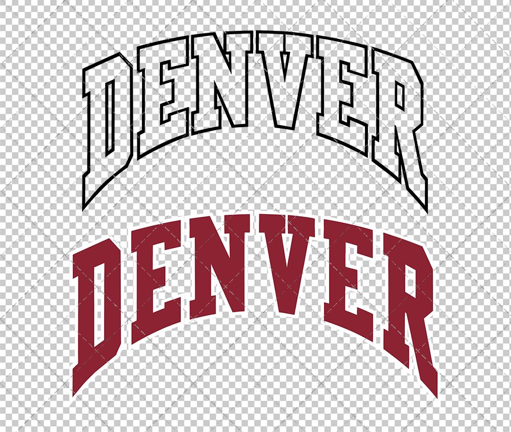 Denver Pioneers Alternate 2018 003, Svg, Dxf, Eps, Png - SvgShopArt