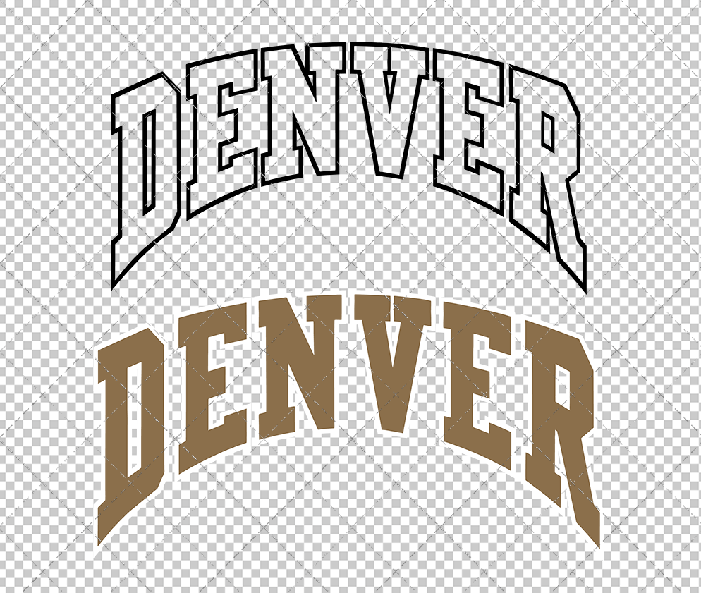 Denver Pioneers Alternate 2018 004, Svg, Dxf, Eps, Png - SvgShopArt