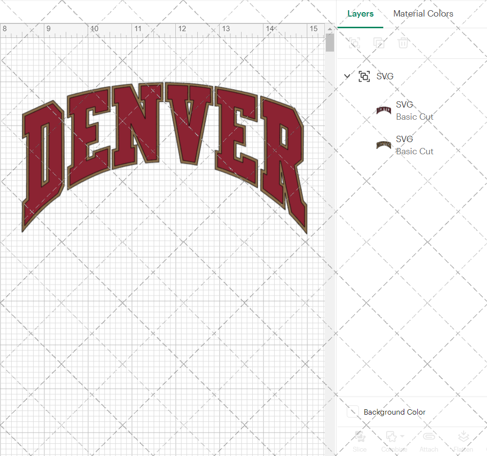 Denver Pioneers Alternate 2018, Svg, Dxf, Eps, Png - SvgShopArt
