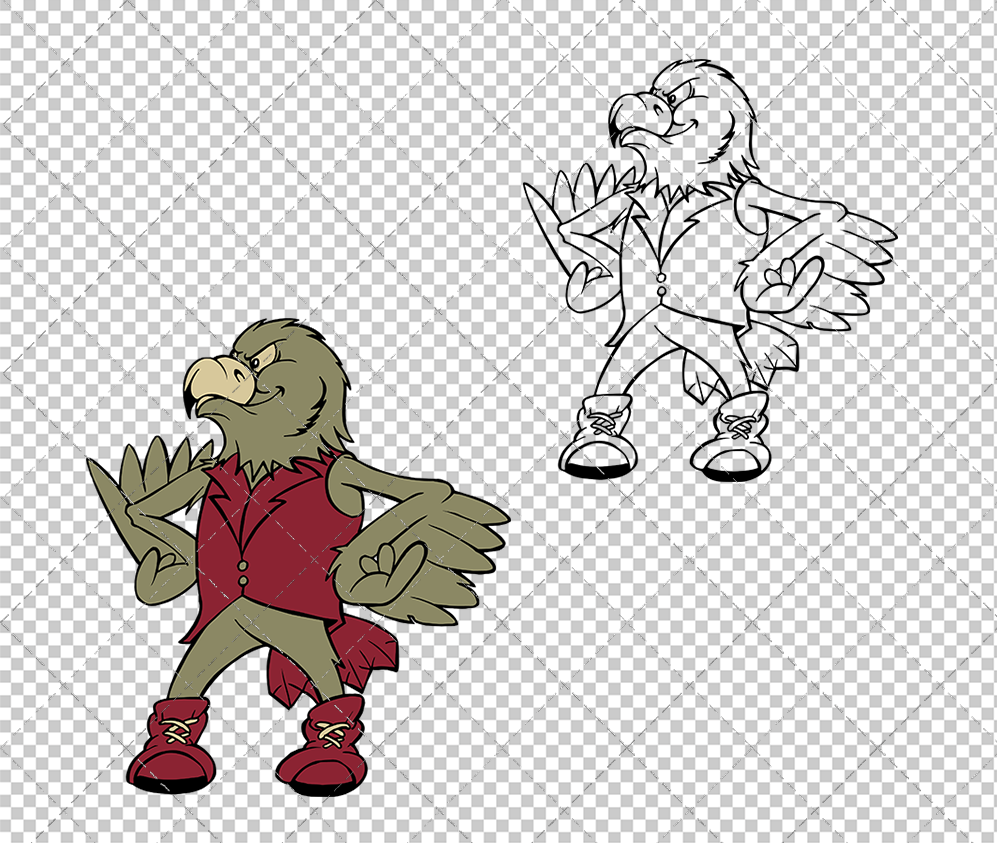 Denver Pioneers Mascot 1999, Svg, Dxf, Eps, Png - SvgShopArt