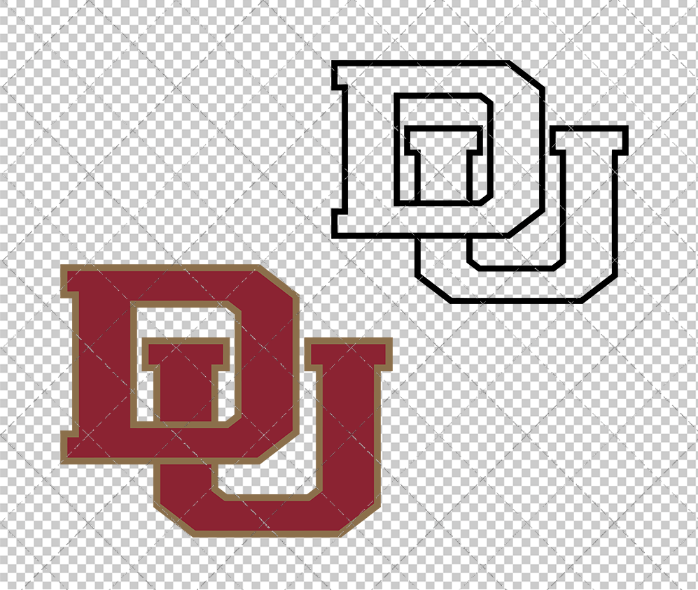 Denver Pioneers Secondary 2007 004, Svg, Dxf, Eps, Png - SvgShopArt