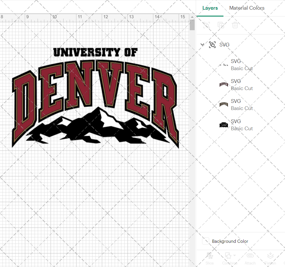Denver Pioneers Secondary 2012, Svg, Dxf, Eps, Png - SvgShopArt