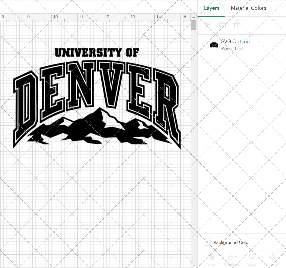 Denver Pioneers Secondary 2012, Svg, Dxf, Eps, Png - SvgShopArt