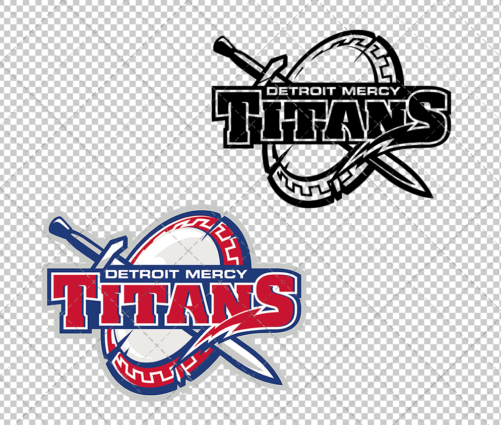 Detroit Mercy Titans 2008, Svg, Dxf, Eps, Png - SvgShopArt