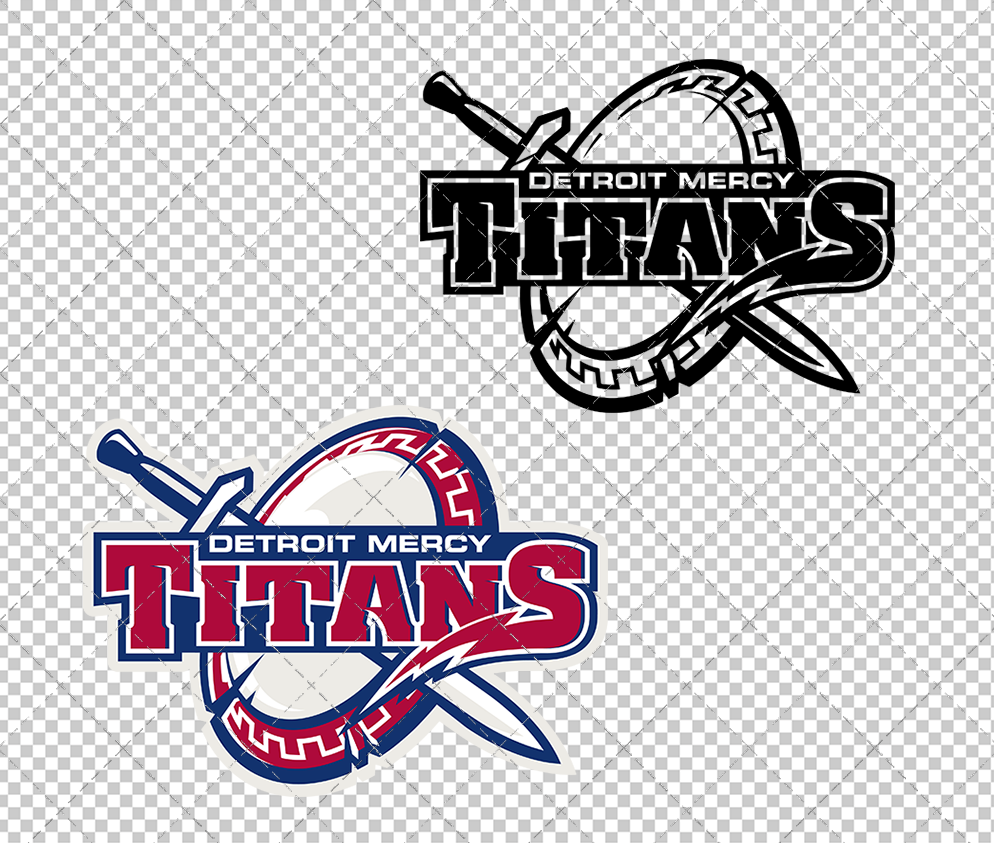 Detroit Mercy Titans 2016, Svg, Dxf, Eps, Png - SvgShopArt
