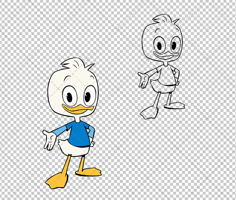 Dewey - Ducktales, Svg, Dxf, Eps, Png SvgShopArt