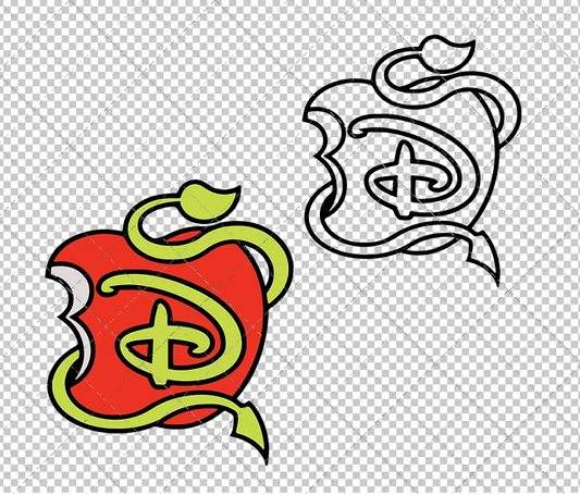 Disney Descendants Logos, Svg, Dxf, Eps, Png SvgShopArt