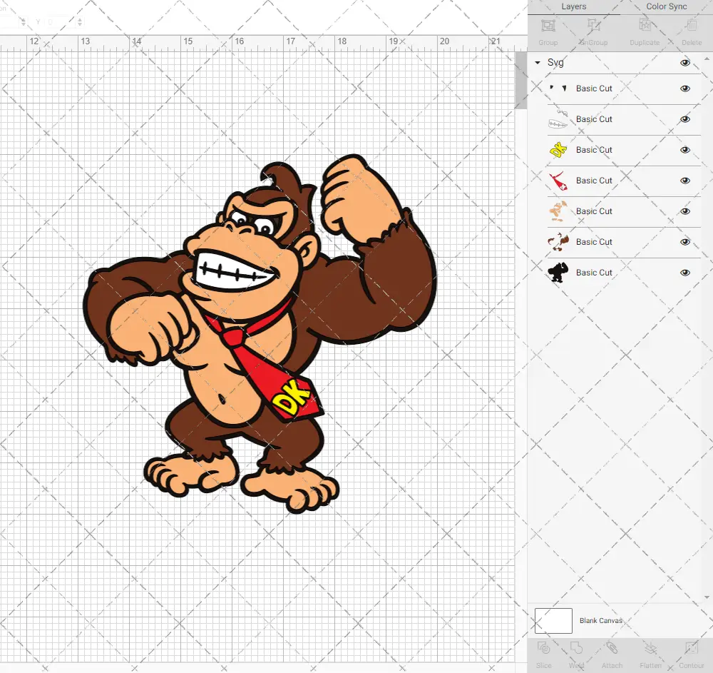 Donkey Kong - Super Mario Bros, Svg, Dxf, Eps, Png SvgShopArt