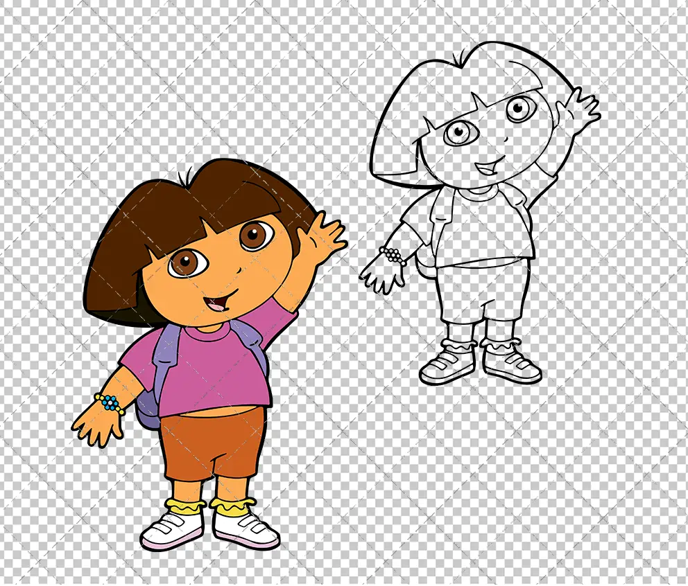 Dora - Dora the Explorer, Svg, Dxf, Eps, Png SvgShopArt