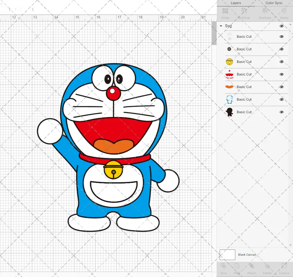 Doraemon 003, Svg, Dxf, Eps, Png SvgShopArt