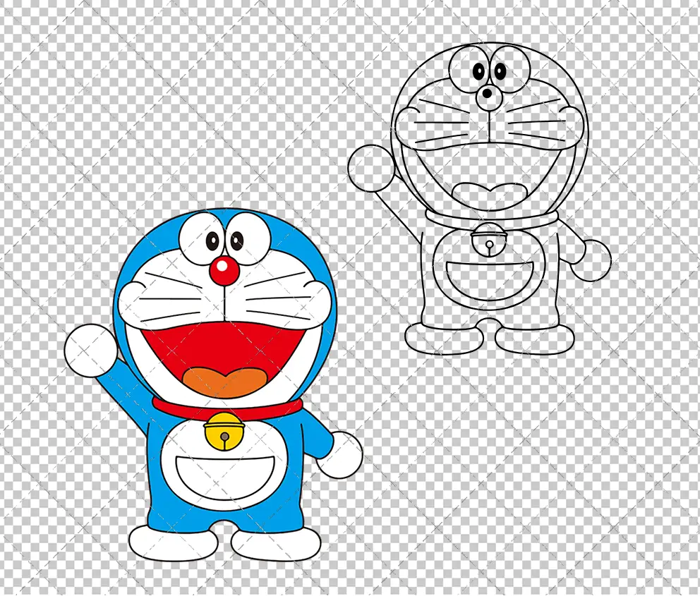 Doraemon 003, Svg, Dxf, Eps, Png SvgShopArt