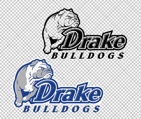 Drake Bulldogs 2005, Svg, Dxf, Eps, Png - SvgShopArt