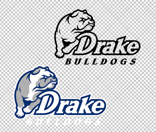 Drake Bulldogs 2011 002, Svg, Dxf, Eps, Png - SvgShopArt