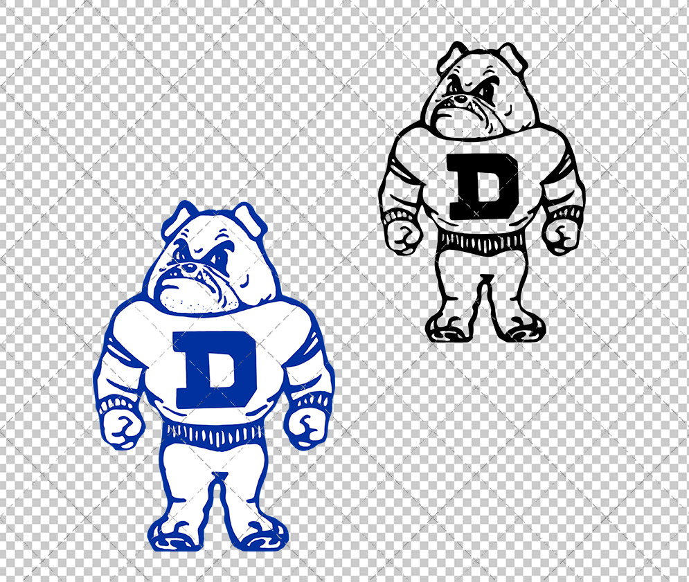 Drake Bulldogs Alternate 1974, Svg, Dxf, Eps, Png - SvgShopArt