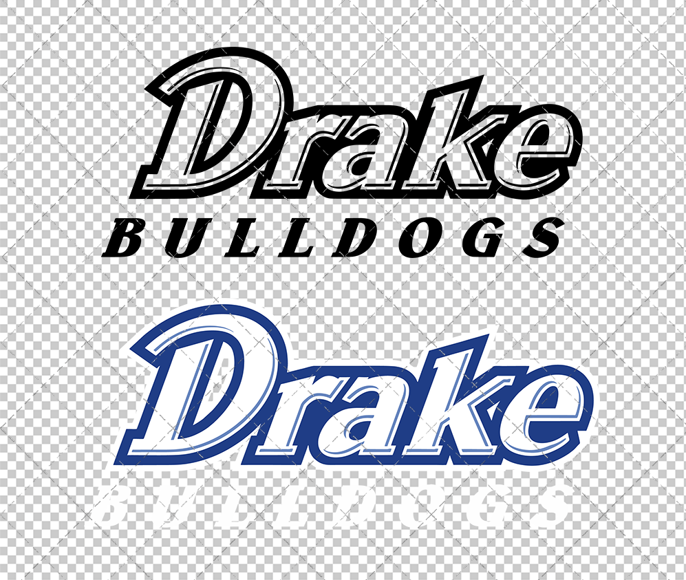Drake Bulldogs Alternate 2005 002, Svg, Dxf, Eps, Png - SvgShopArt