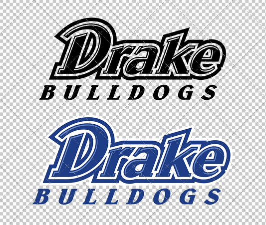 Drake Bulldogs Alternate 2005, Svg, Dxf, Eps, Png - SvgShopArt