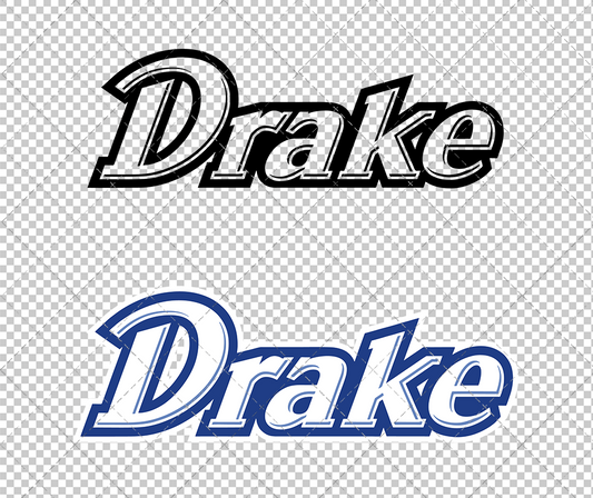 Drake Bulldogs Secondary 2005 007, Svg, Dxf, Eps, Png - SvgShopArt