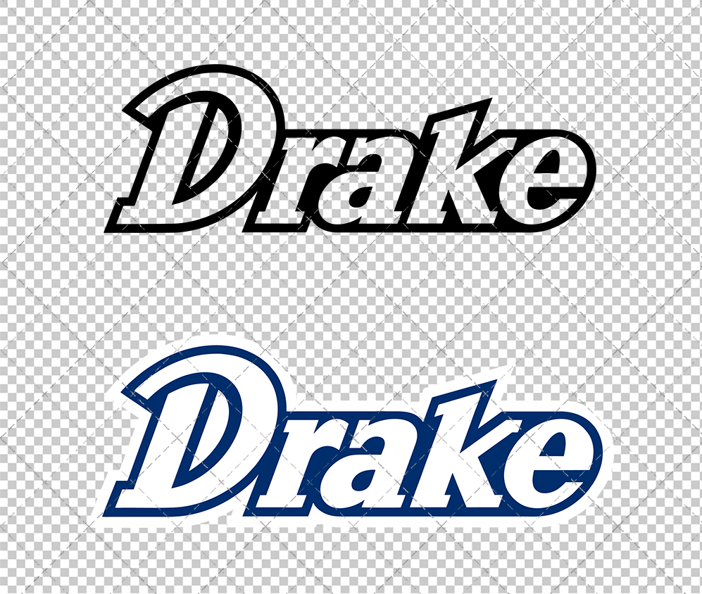 Drake Bulldogs Wordmark 2011 002, Svg, Dxf, Eps, Png - SvgShopArt
