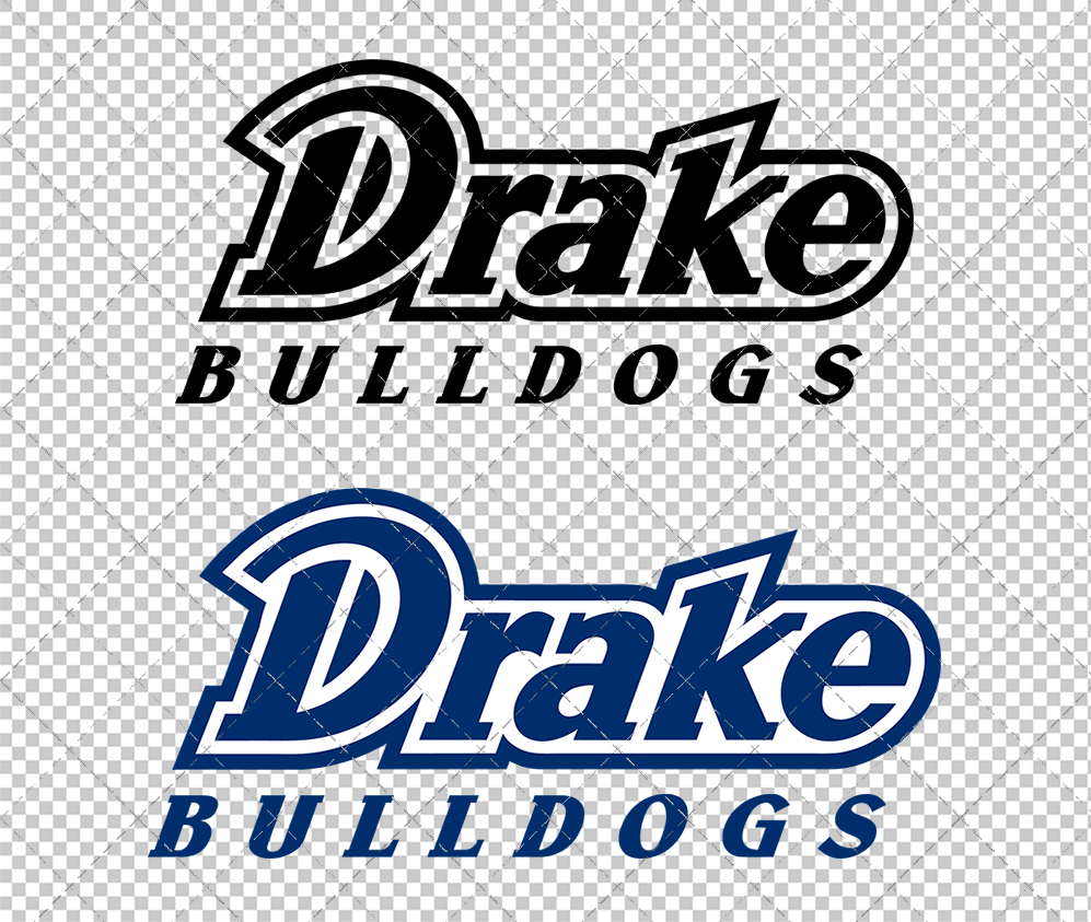 Drake Bulldogs Wordmark 2011 003, Svg, Dxf, Eps, Png - SvgShopArt