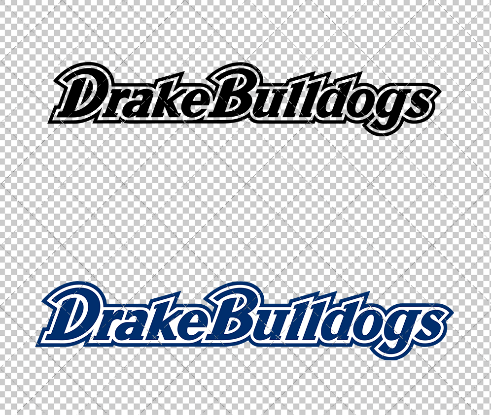 Drake Bulldogs Wordmark 2011 005, Svg, Dxf, Eps, Png - SvgShopArt