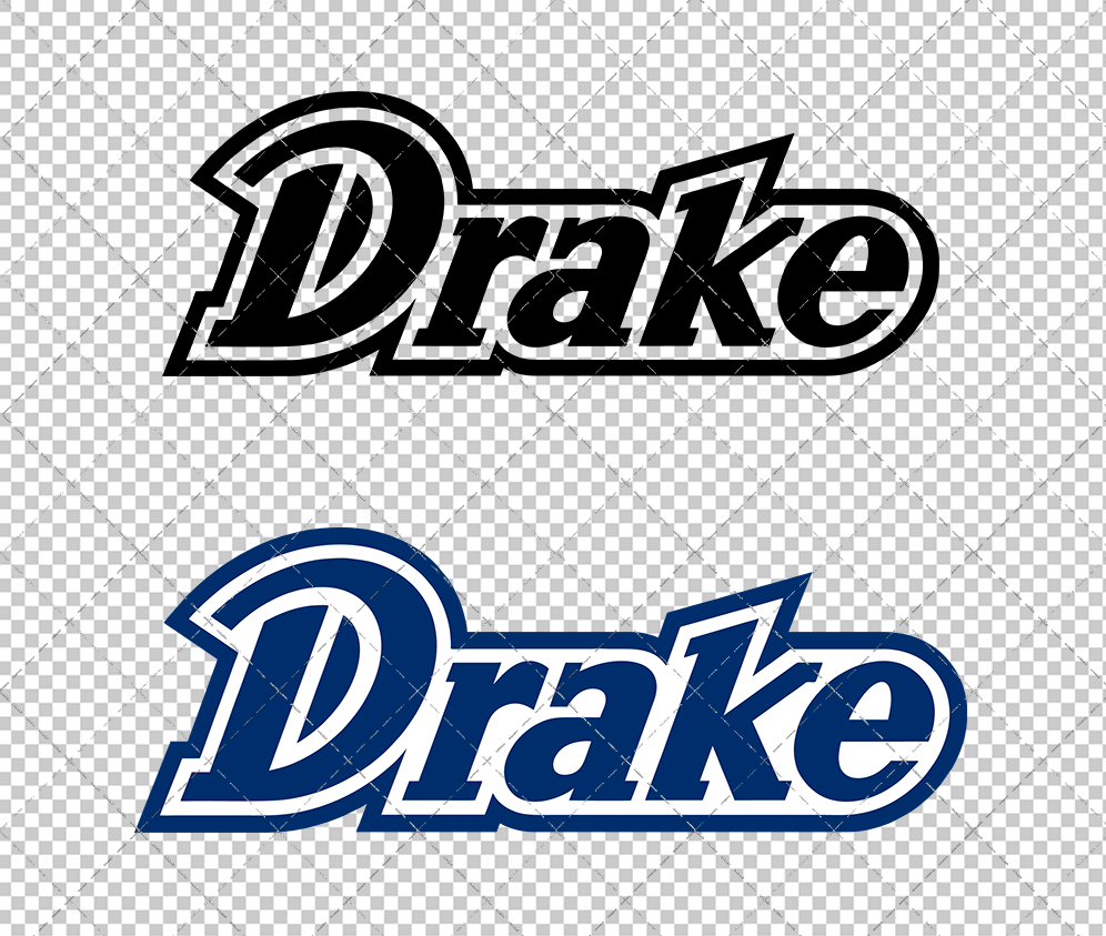 Drake Bulldogs Wordmark 2011, Svg, Dxf, Eps, Png - SvgShopArt