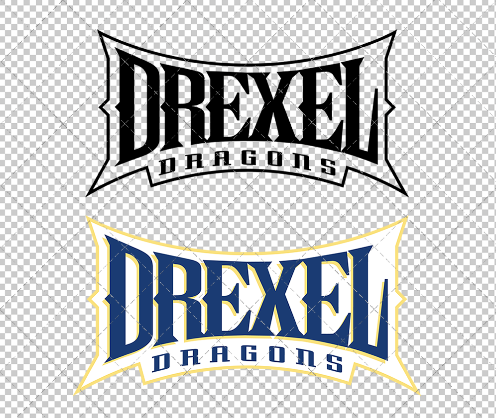 Drexel Dragons Wordmark 1999 002, Svg, Dxf, Eps, Png - SvgShopArt