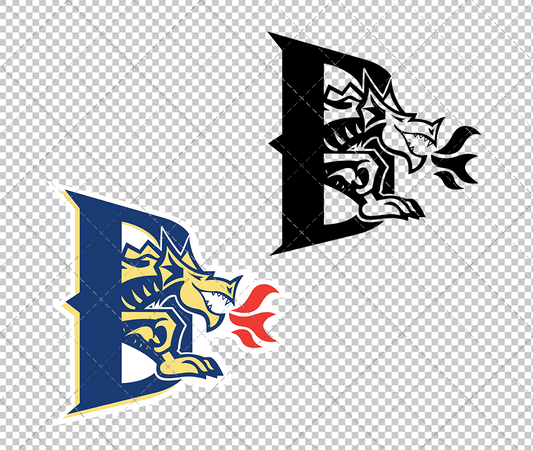 Drexel Dragons Wordmark 2007, Svg, Dxf, Eps, Png - SvgShopArt