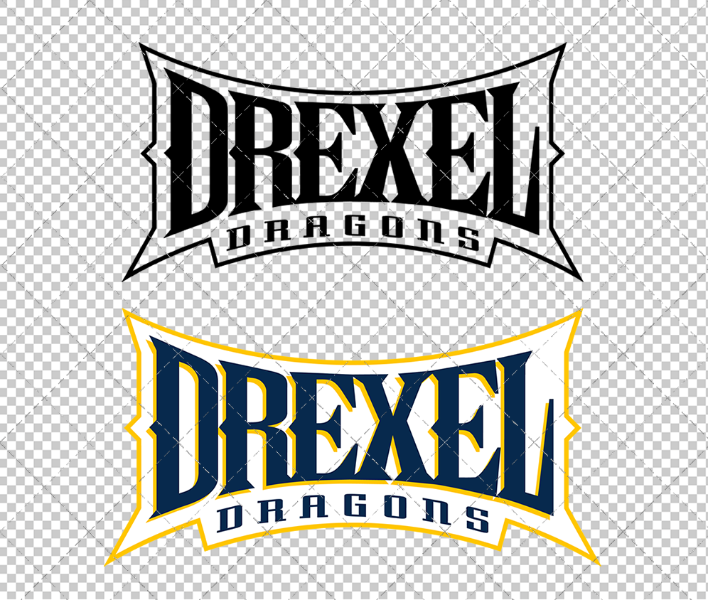 Drexel Dragons Wordmark 2012 005, Svg, Dxf, Eps, Png - SvgShopArt